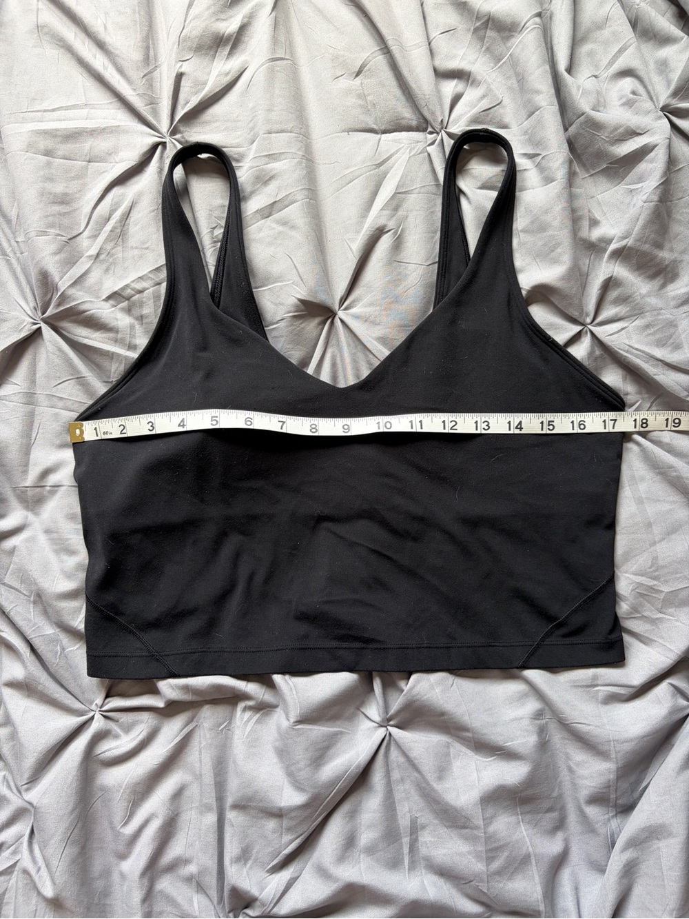 lululemon Align Tank Black V-Neck Cropped - Picture 6 of 7